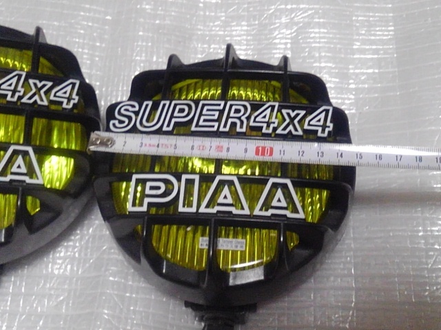 PIAA 150φ yellow foglamp super 4×4 Stone guard attaching 150 pie round foglamp light rare that time thing Piaa -SUPER 4×4