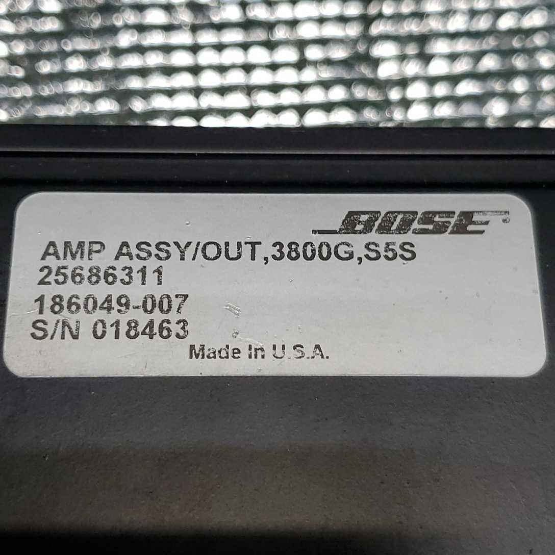 F-42 1998～2002 キャデラック アンプ BOSE ラジオ 25686311 186049-007 3800G S5S用