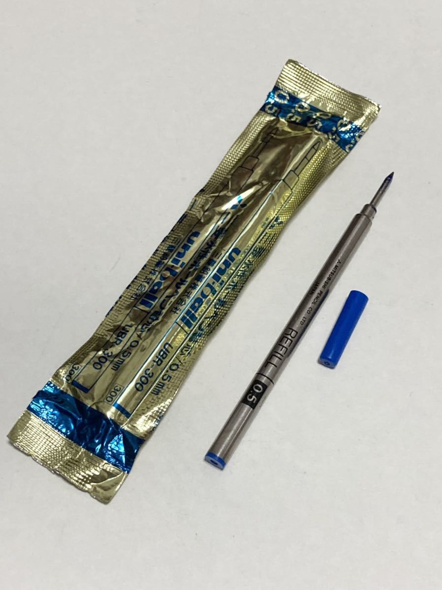 三菱鉛筆ボールペン替芯 青色 0.5㎜ UBR-300 7本_画像1