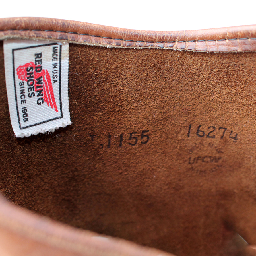 縦羽タグ・91年12月製 Red Wing SHOES レッドウィング 縦羽タグ・91年12月製 Red Wing SHOES レッドウィング