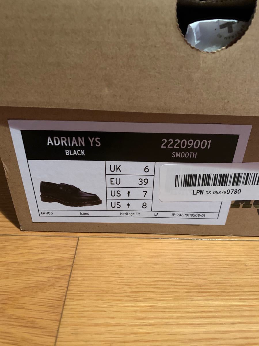 最終値下げ価格 美品 Dr.Martens ドクターマーチンADRIAN UK6