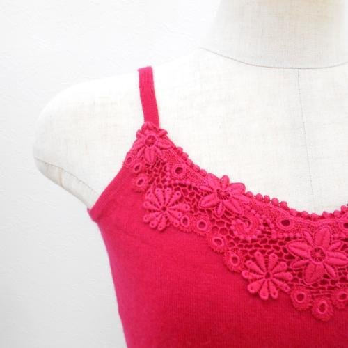  L'Est Rose LEST ROSE 2 camisole the first spring autumn winter direction wool cashmere Anne gola... pink series tops 