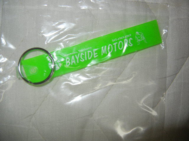k Lazy ticket band BAYSIDE MOTORS Raver key holder unused 