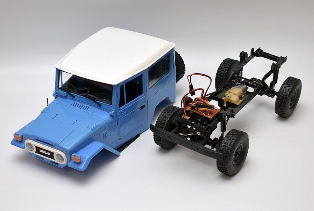 ★国内即納バッテリー2本 青ブルー WPL C34 ラジコンカー RC 1/16 4WD RTR即走行 トラック クローラー オフロード D12後継スケールロック