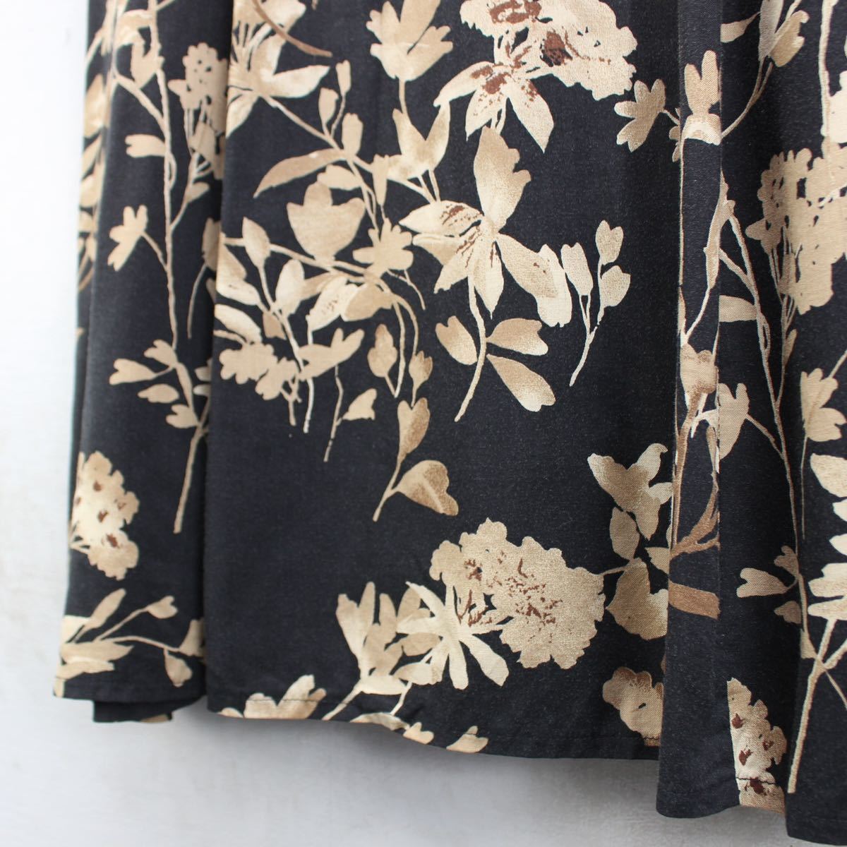 USA VINTAGE FLOWER PATTERNED LAYARD DESIGN NO SLEEVE ONE PIECE/アメリカ古着花柄レイヤードデザインノースリーブワンピース_画像8