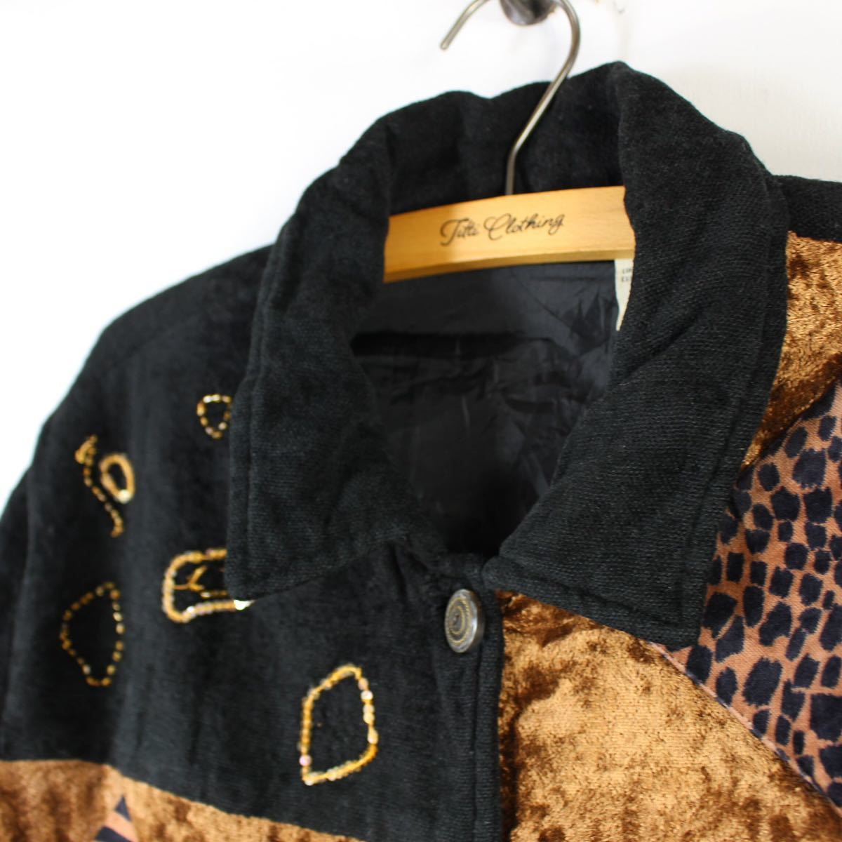 USA VINTAGE WHITE STAG CRAZY PATTERNED DESIGN JACKET/アメリカ古着