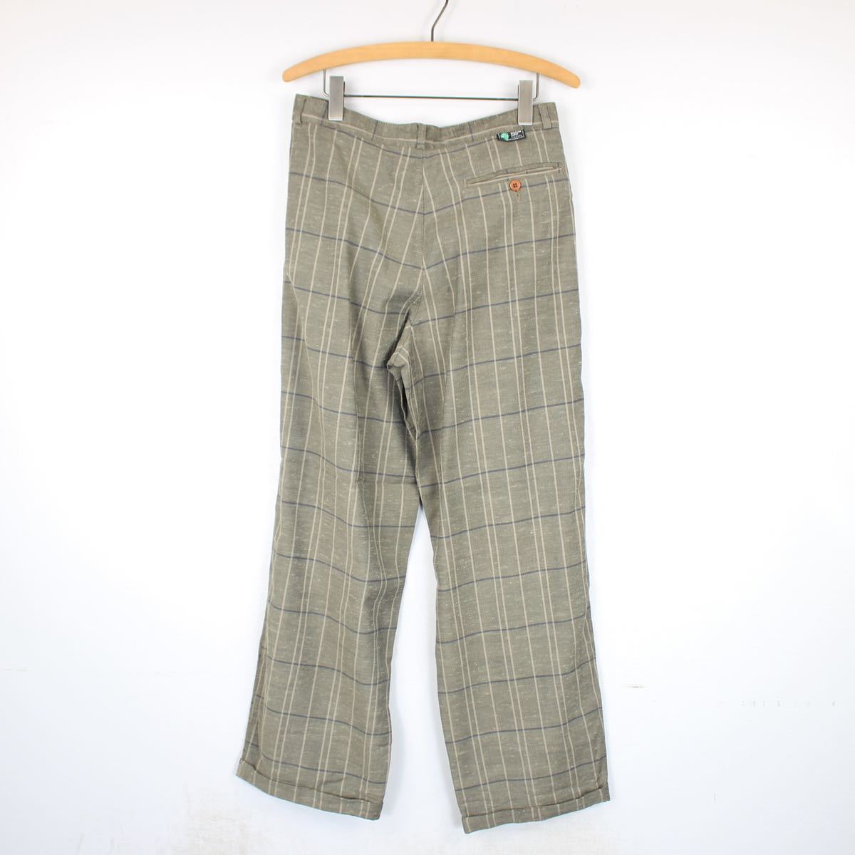 USA VINTAGE CHECK PATTERNED SLACKS PANTS/アメリカ古着チェック柄スラックスパンツ