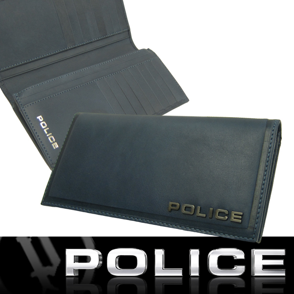 信頼 POLICE ポリス 長財布 牛革 財布 EDGE PA-58001 NV 国内正規代理