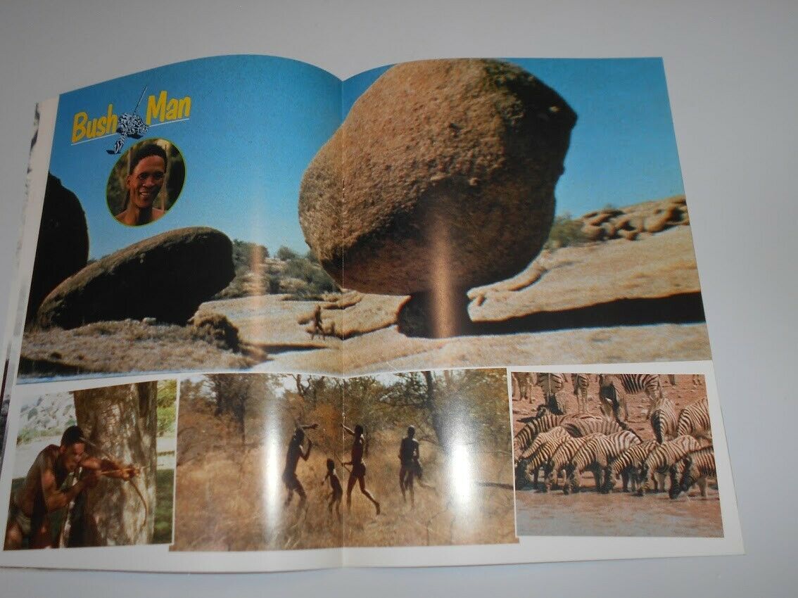 映画 パンフレット チラシ付 ミラクル・ワールド ブッシュマン BUSH MAN 1981 ジャミー・ユイス ニカウ 南アフリカ・ボツワナ共和国の画像8