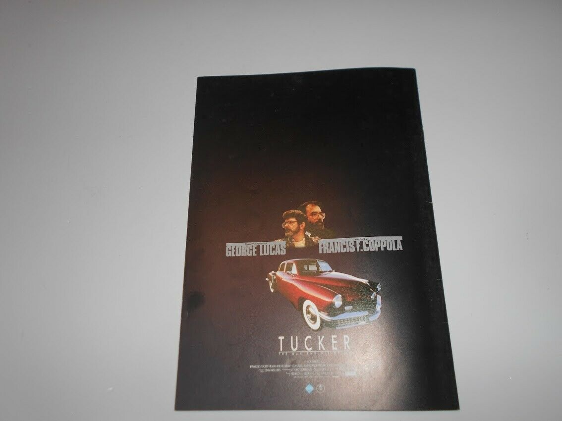 映画 パンフレット チラシ付 タッカー TUCKER THE MAN AND HIS DREAM 1988 フランシス・フォード・コッポラ ジェフ・ブリッジスの画像10