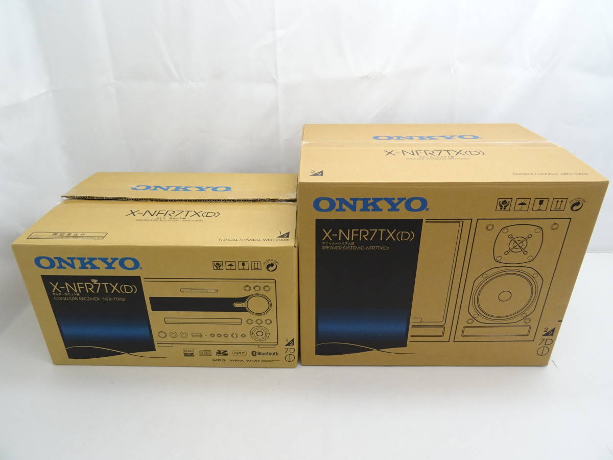 ONKYO　X-NFR7TX　Bluetooth　ミニコンポ　スピーカー　セット　ハイレゾ対応　オンキヨー_画像1