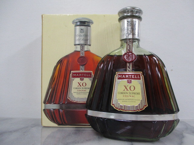 Q471☆古酒☆未開栓☆箱付☆ MARTELL XO CORDON SUPREME マーテル XO