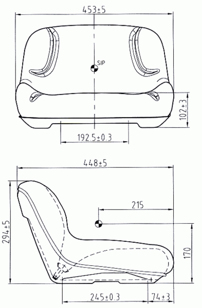  free shipping * exchange seat seat small size agricultural machinery and equipment * Yumbo * construction machinery * backhoe * top car * forklift 2 type 