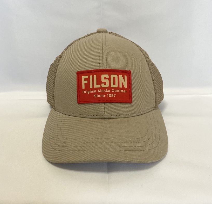 週間売れ筋 Cap Logger Snap-Back Mesh FILSON 新品 フィルソン カーキ/ハードウェア 帽子 ロガーキャップ スナップバック メッシュ 男性用
