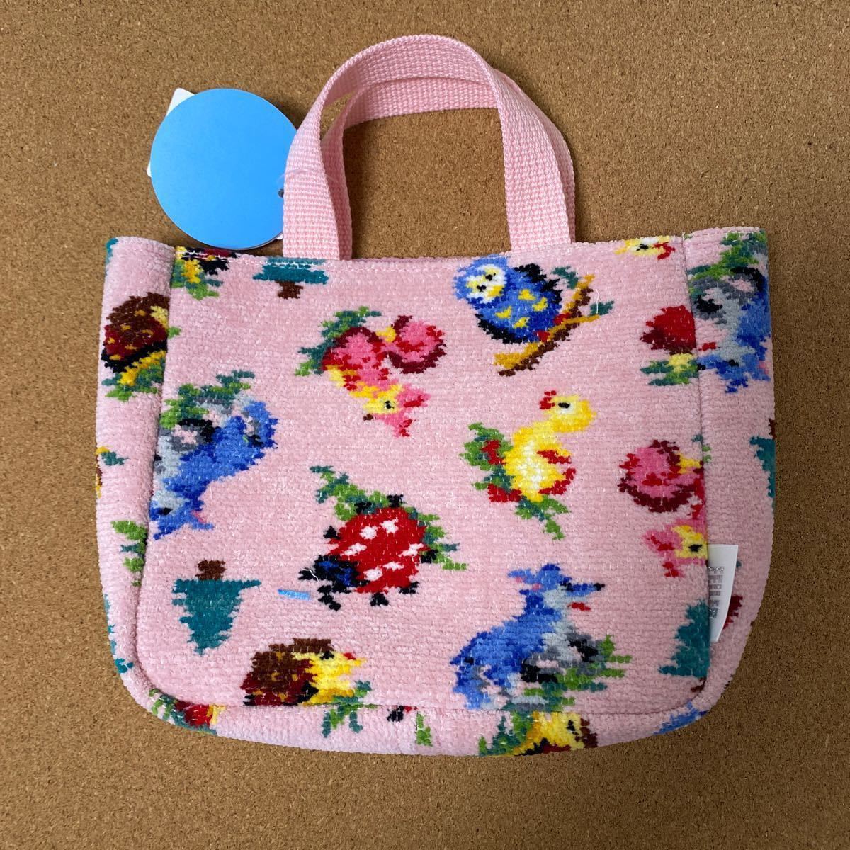 フェイラー ハイジフレンズフォレストピンク バッグインミニトート WEB限定