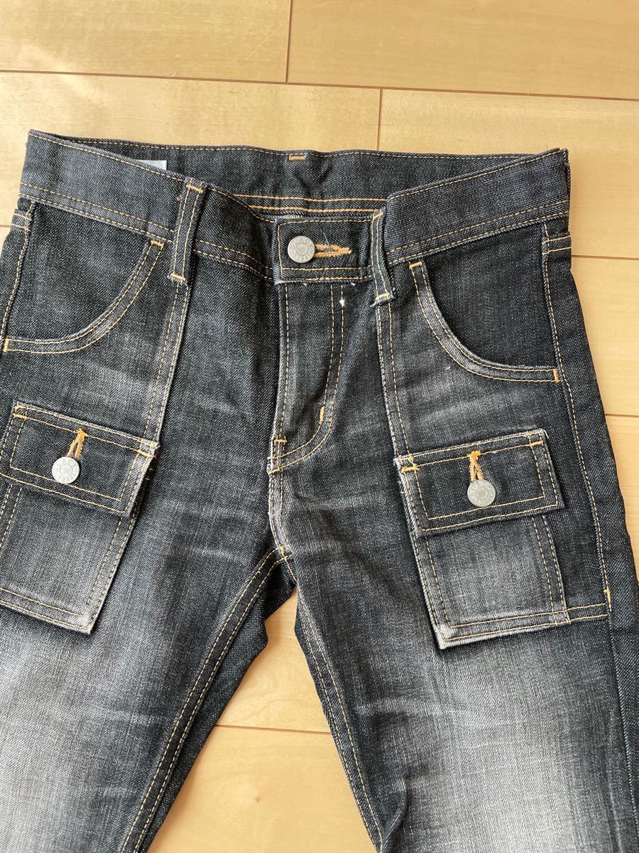 日本最級 BLACK BY MOUSSY ハイパワーローライズ ブーツカット 25