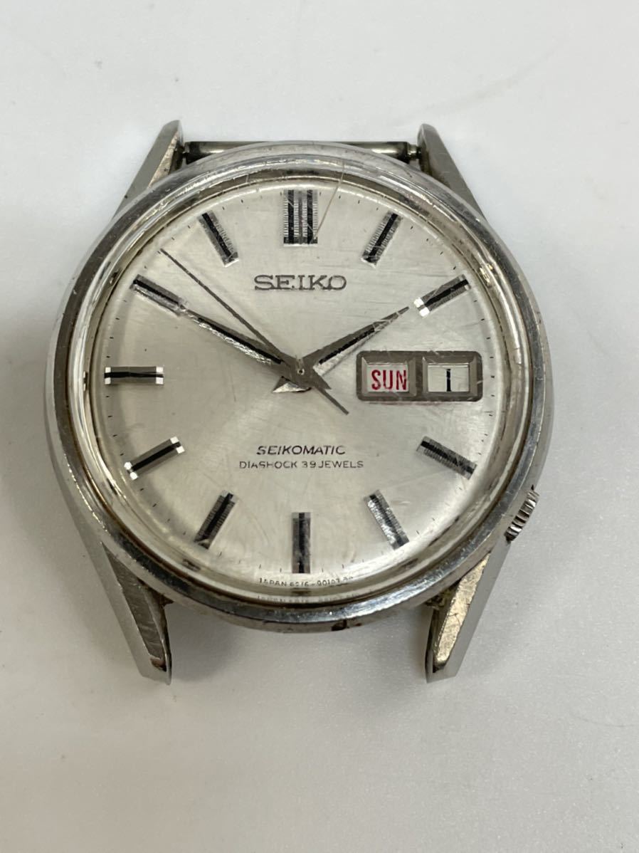 1円スタート SEIKO SEIKOMATIC DIASHOCK 39JEWELS / 6216-9000