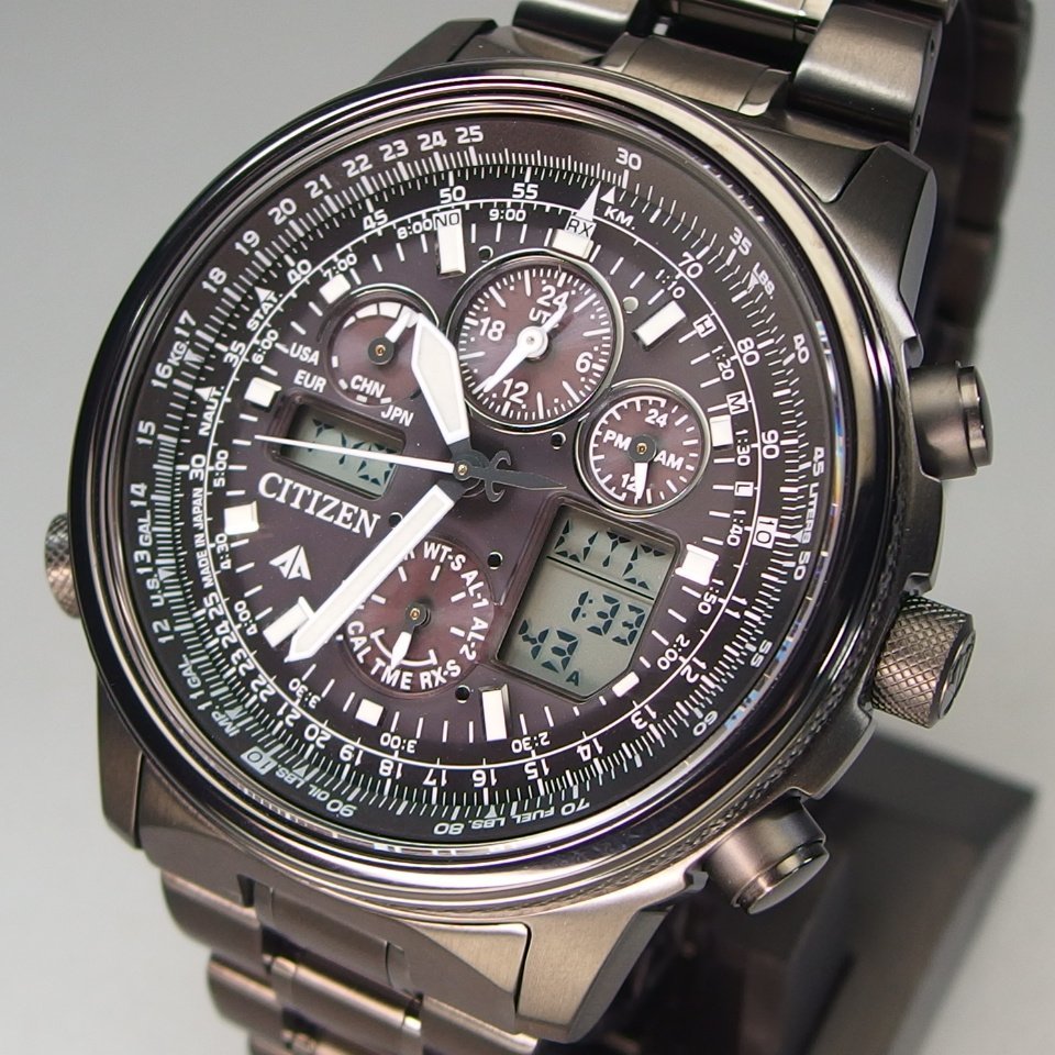 エコドライブ電波 SKYシリーズ】CITIZEN PROMASTER プロマスター