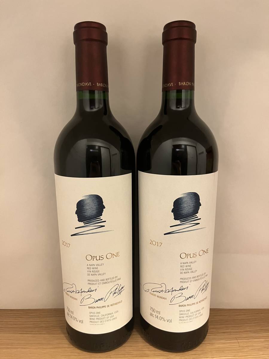 Opus One 2017 750ml 14.0% オーパスワン ワイン ２本セット www