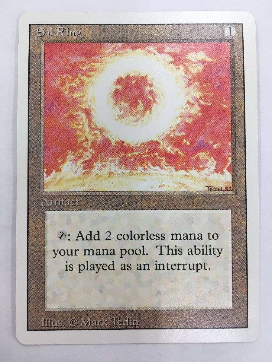 MTG マジック ザ・ギャザリング 太陽の指輪 Sol Ring EN 英語版 ユーズド_画像1