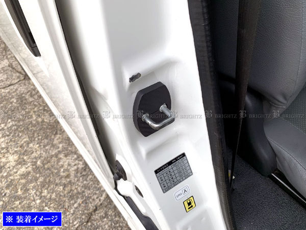 グランマックストラック S403P S413P カーボン調 ドア ストライカー カバー 1PC ゲート プレート パネル ガーニッシュ STRIKER－001－1PC_画像5