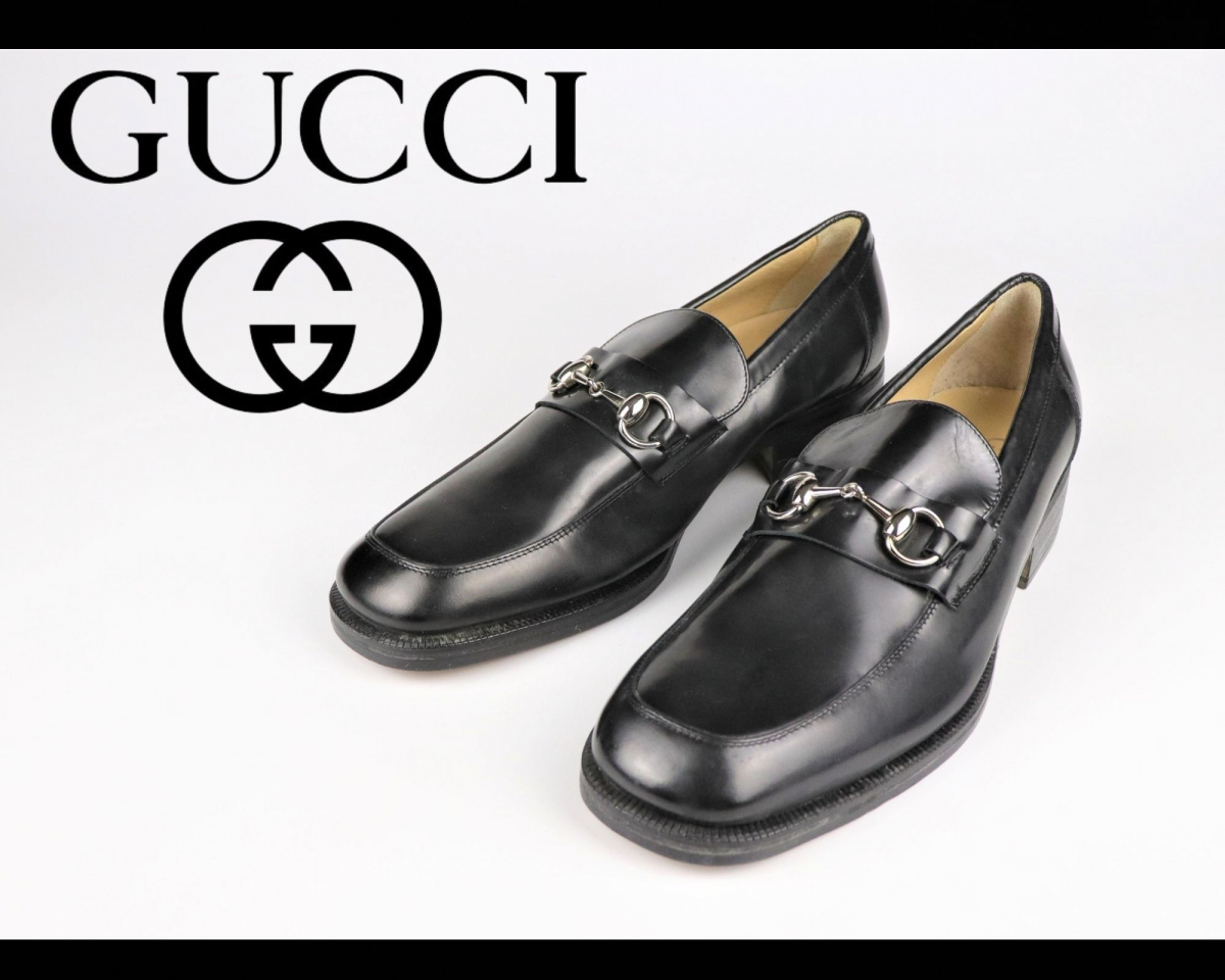 サイズ43 E / 27.5cm 】 GUCCI グッチ メンズ ホースビット ローファー