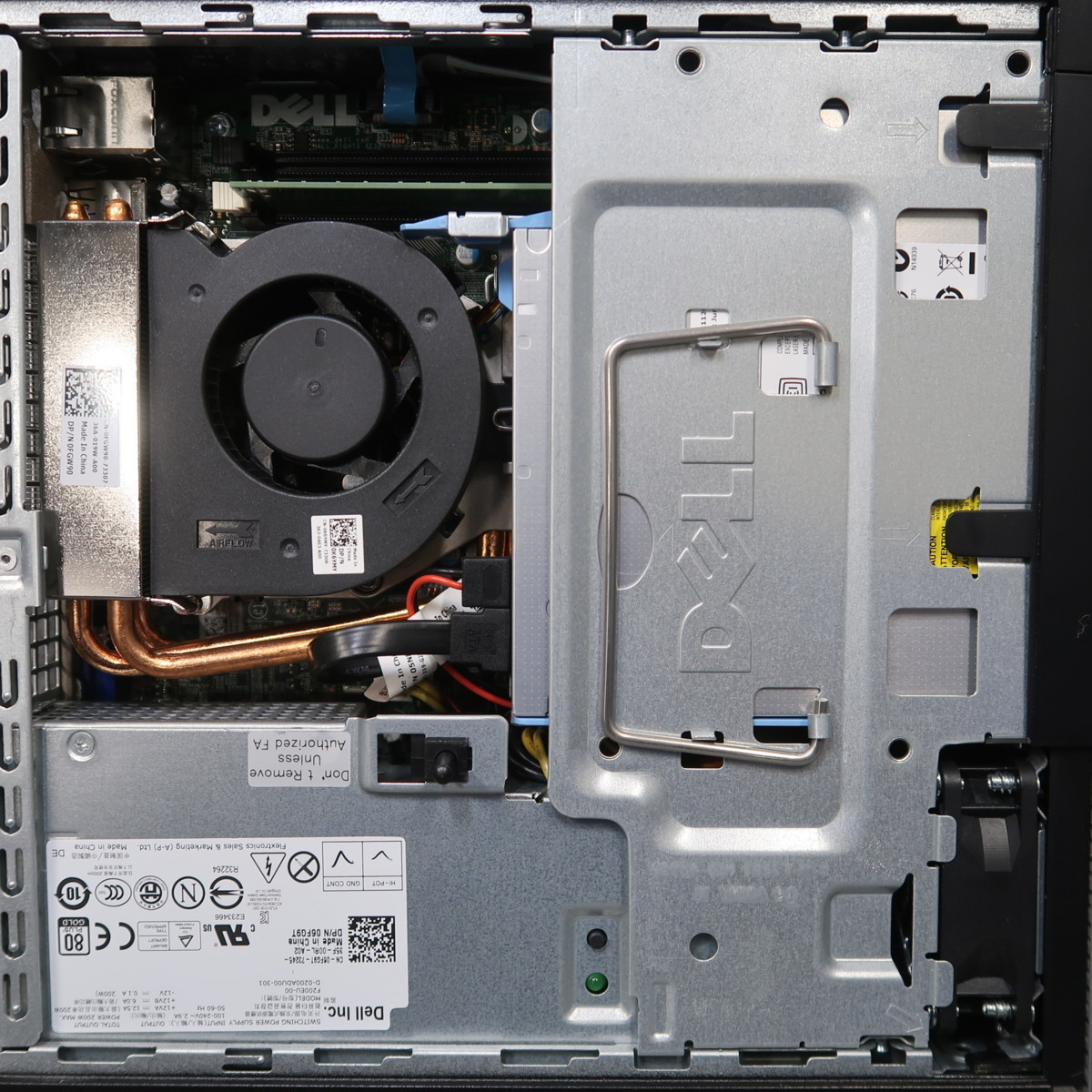 DELL OPTIPLEX 7010 Core i5-3470S 2.9GHz 2GB DVDスーパーマルチ ジャンク A53393_画像7