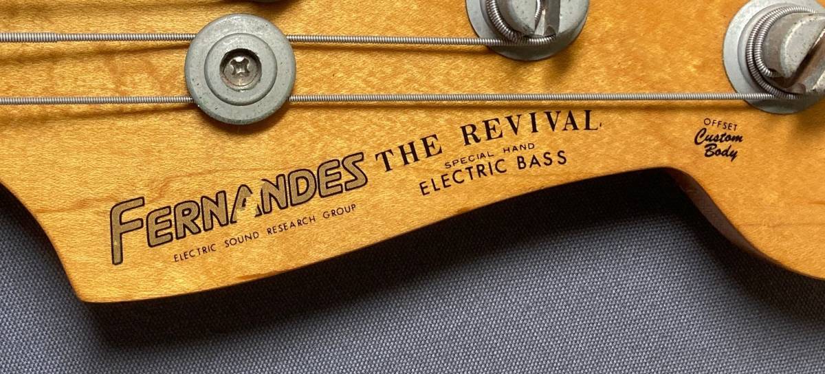 古いエレキベース☆FERNANDES THE REVIVAL RJB-55 古いエレキベース☆FERNANDES THE REVIVAL RJB-55