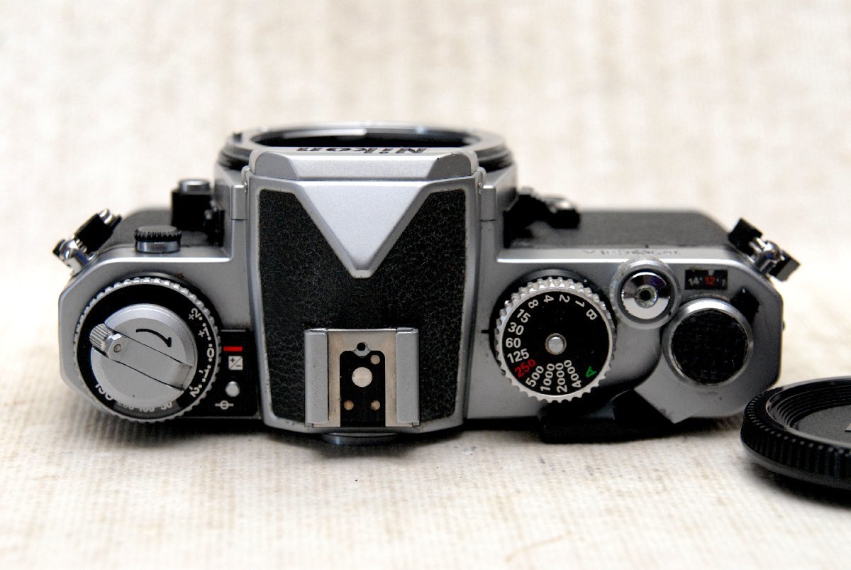 Nikon ニコン 超希少な高級一眼レフカメラ FM3A（銀）ボディ 作動品 （腐食無し）_画像5
