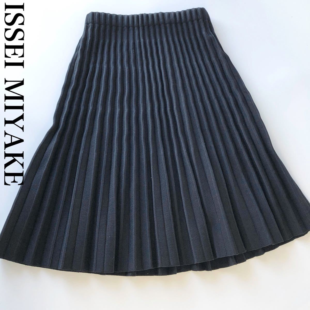 ISSEY MIYAKE イッセイミヤケ 変形 プリーツスカート 黒 Sサイズ 