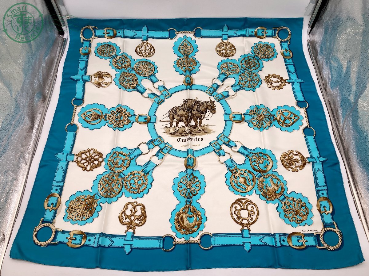 0530019 HERMES エルメス カレ 90 大判 スカーフ Cuivreries 銅細工 総