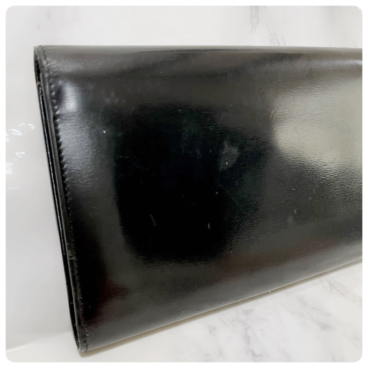 美品☆Cartier カルティエ パンテール 三つ折り財布 ゴールド 黒