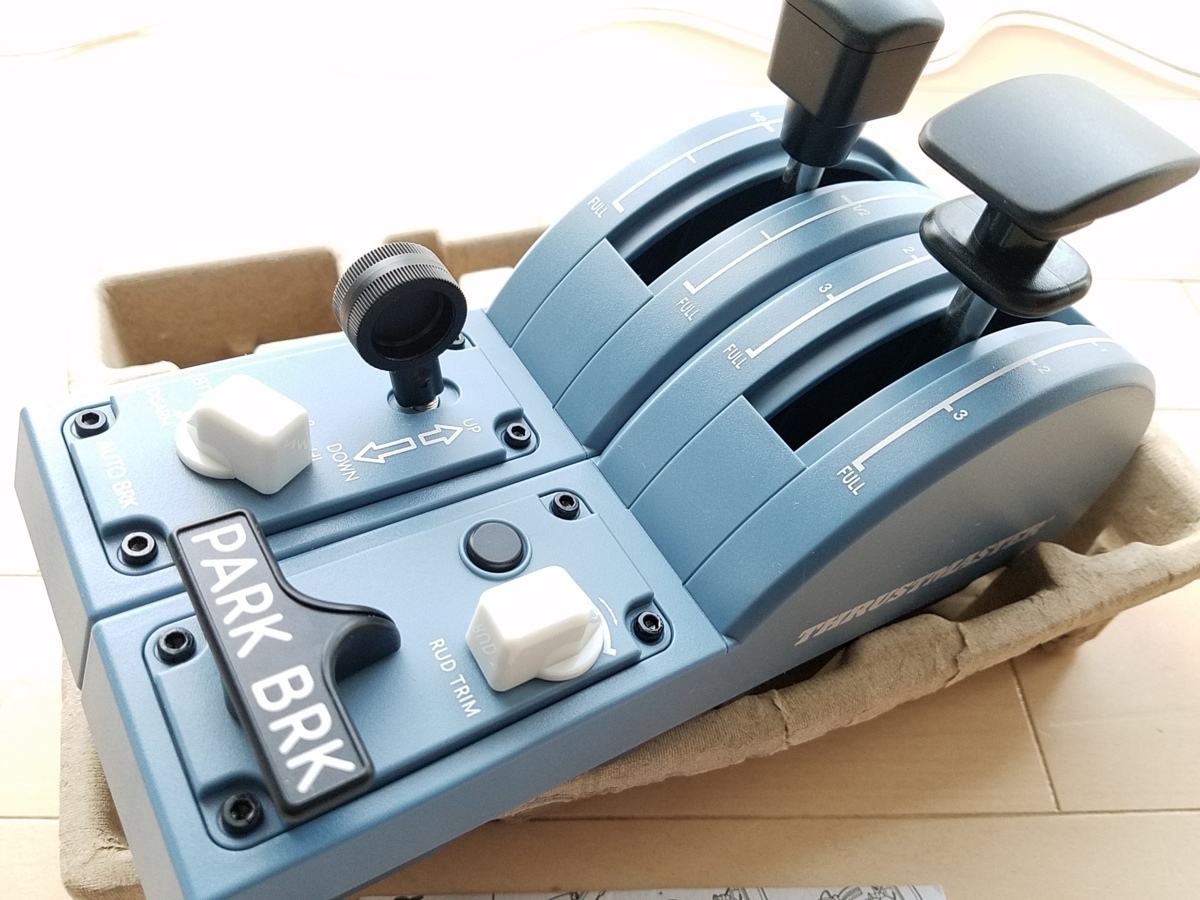 美品 Thrustmaster スラストマスター TCA Quadrant Add-On Airbus