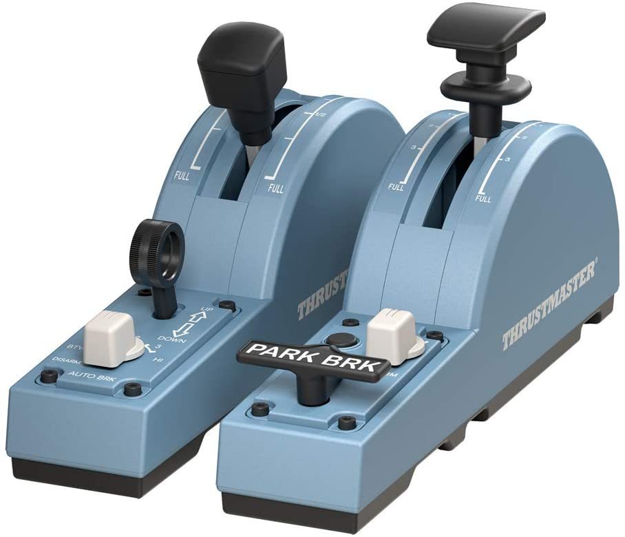 美品 Thrustmaster スラストマスター TCA Quadrant Add-On Airbus