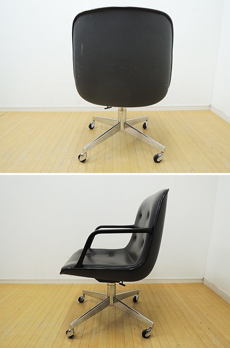 ★特価スタート！★Steelcase/スチールケース ビンテージ デスクチェア キャスターチェア アームチェア ミッドセンチュリーデザイン (1)★_画像3