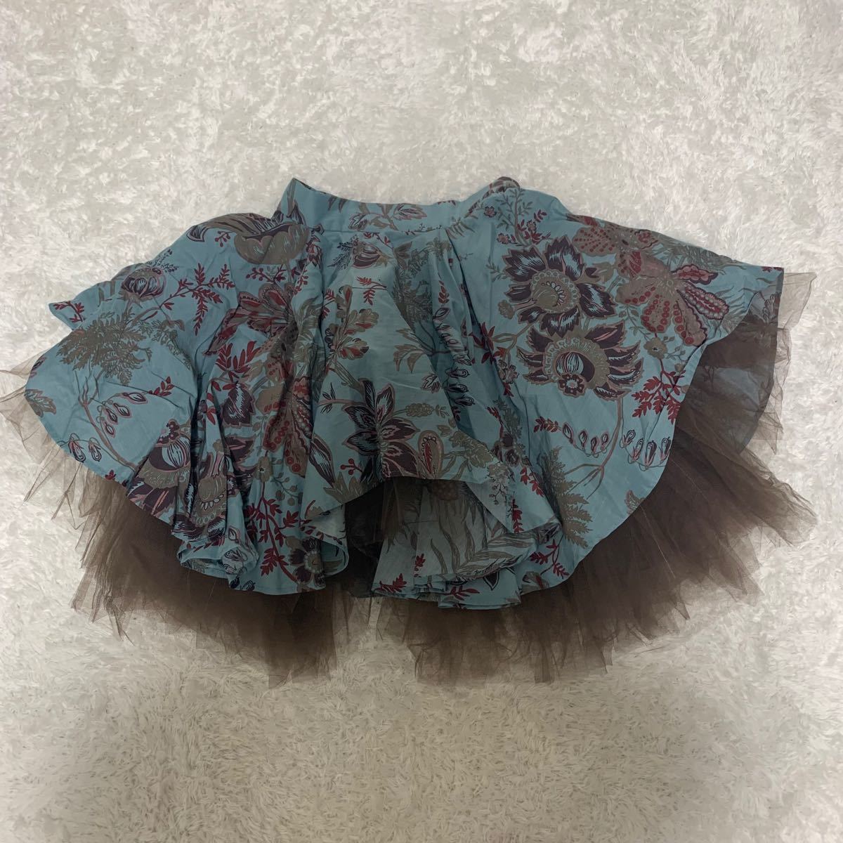 誠実】 Vivienne Westwood チュール スカート 花柄 フラワー