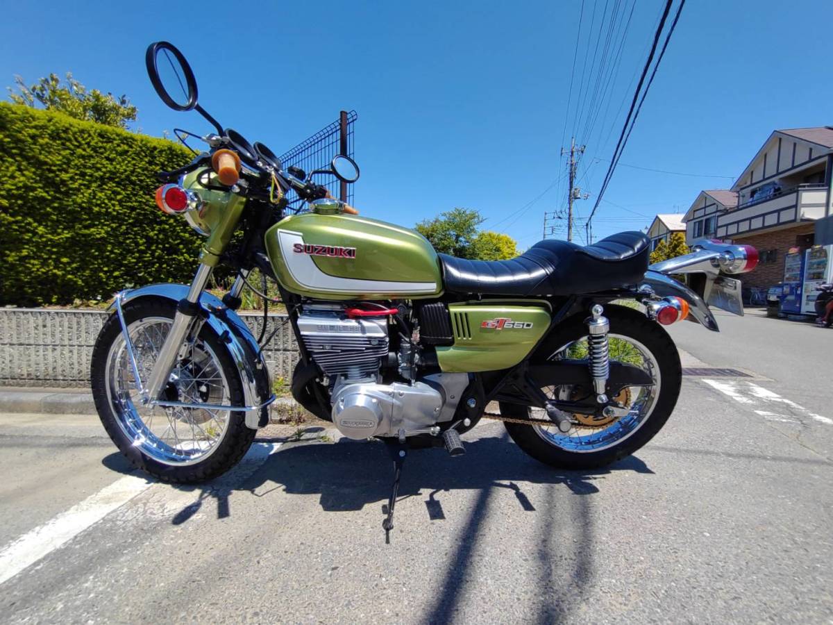 Yahoo!オークション - スズキGT550 前期 (GT380・GT750)レストア車 Yahoo!オークション - スズキGT550 前期 (GT380・GT750)レストア車