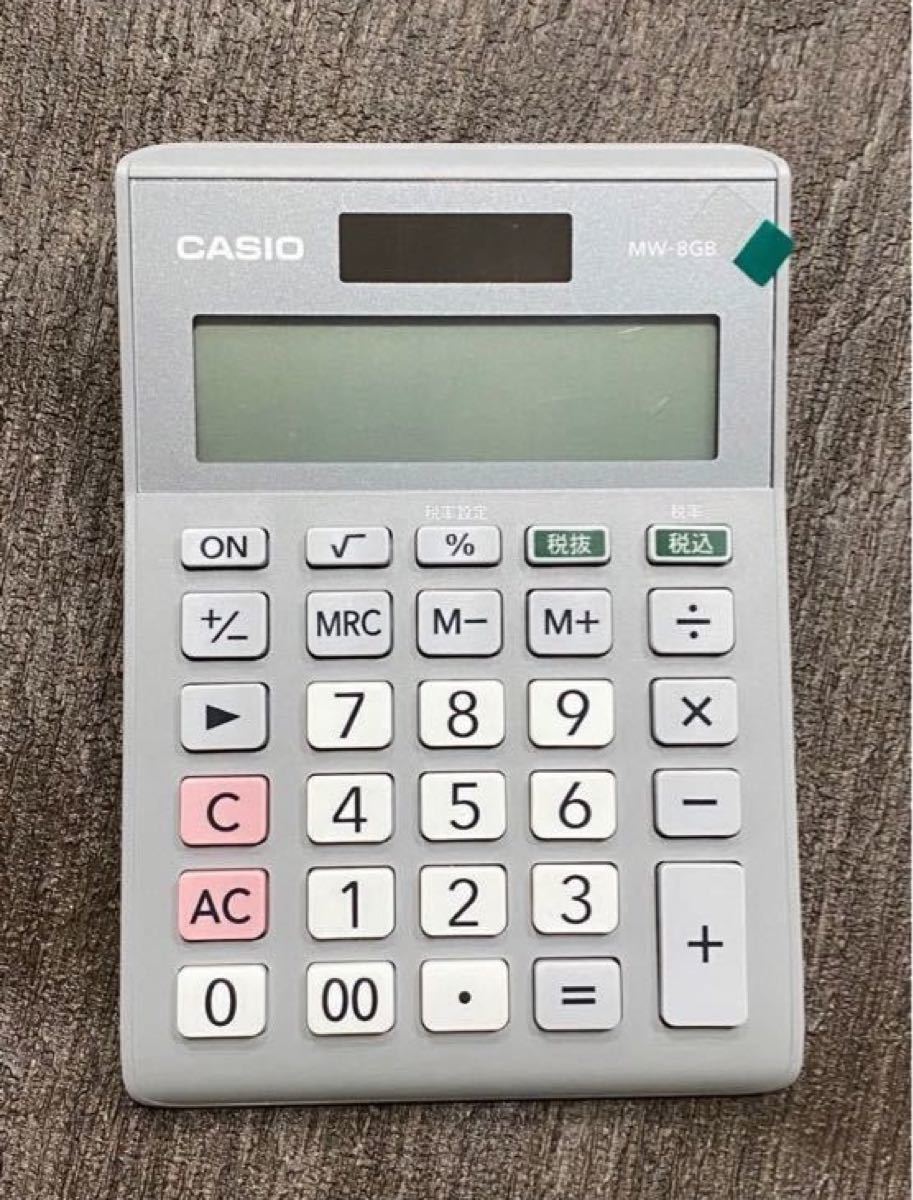 CASIO カシオ　電卓　計算機　8桁　MW-8GB  新品　