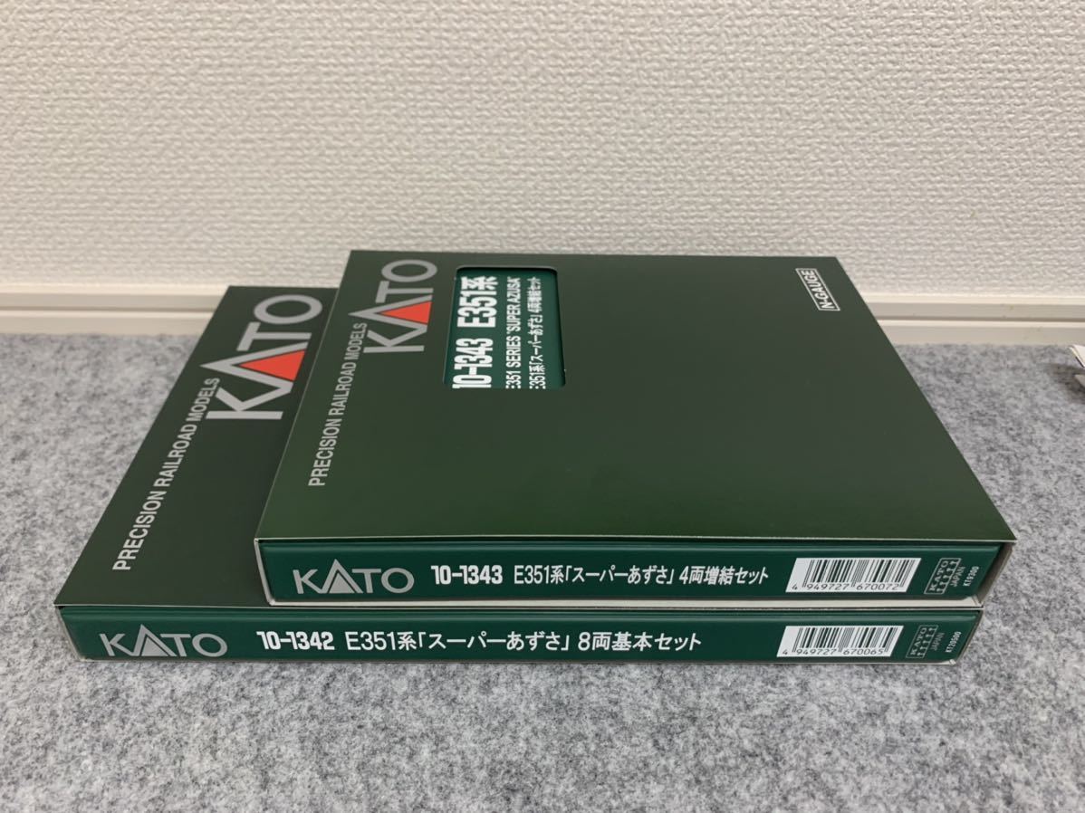 KATO 10-1342 10-1343 E351系 スーパーあずさ 8両基本セット 4両増結