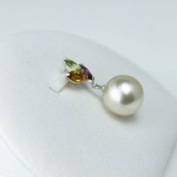  pearl pearl pendant south . White Butterfly pearl pearl pendant 1 1mm cream color semiprecious stone 13624
