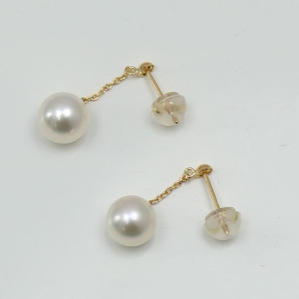 贅沢屋の パール 真珠 ロング 14579 カジュアル 揺れる アコヤ本真珠