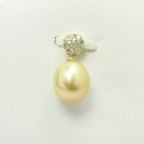  pearl pearl pendant White Butterfly pearl pearl pendant top south . pearl 10mm-11mm natural natural Gold K18 diamond 10587