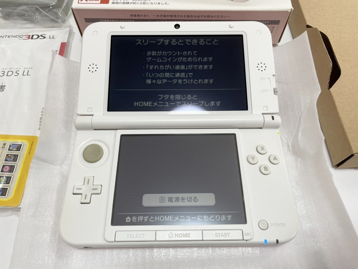 任天堂 3DS LL 本体 ピンク×ホワイト(ニンテンドー3DS LL本体)｜売買 