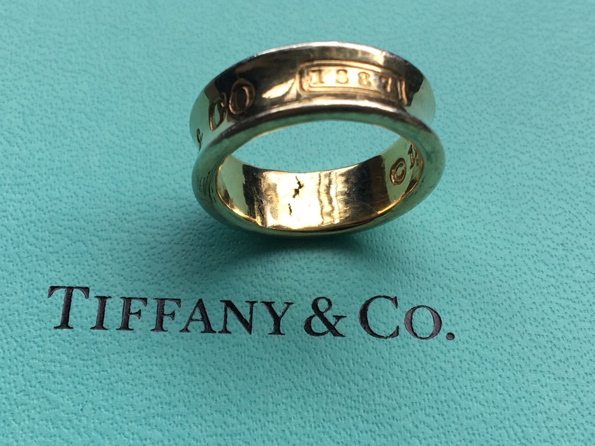 雑誌で紹介された 送料無料！Tiffany&Co. T1ナローリング ローズゴールド 18K リング