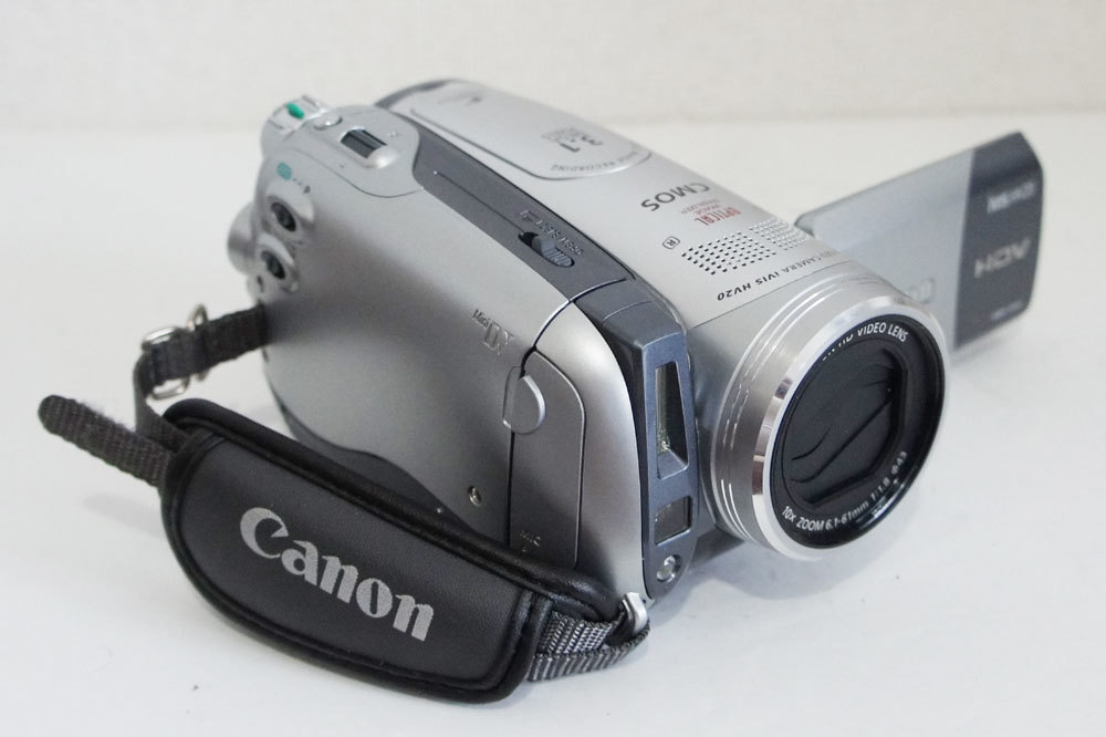1円～Canon【 iVIS HV20 】HDV miniDV ビデオカメラ ダビングなどに 動作確認済み_画像2