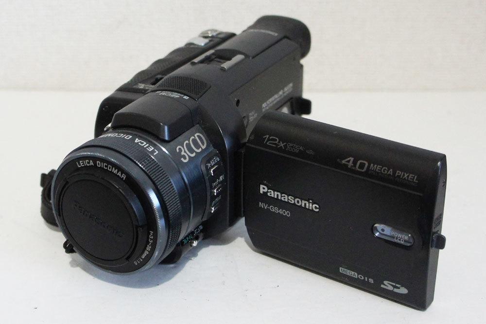 1円～ Panasonic【 NV-GS400 】miniDV 3CCD ビデオカメラ ダビングなどに 動作確認済み_画像3
