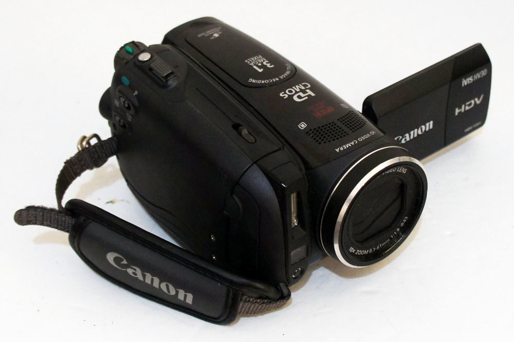 1円～ Canon【 iVIS HV30 】HDV miniDV ハイビジョン ダビングなどに 良品 動作確認済み_画像2