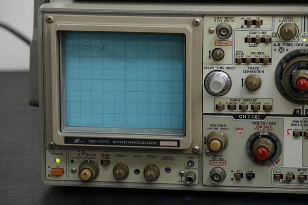 IWATSU 岩崎】(SS-5711)シンクロスコープ オシロスコープ IWATSU 岩崎】(SS-5711)シンクロスコープ オシロスコープ