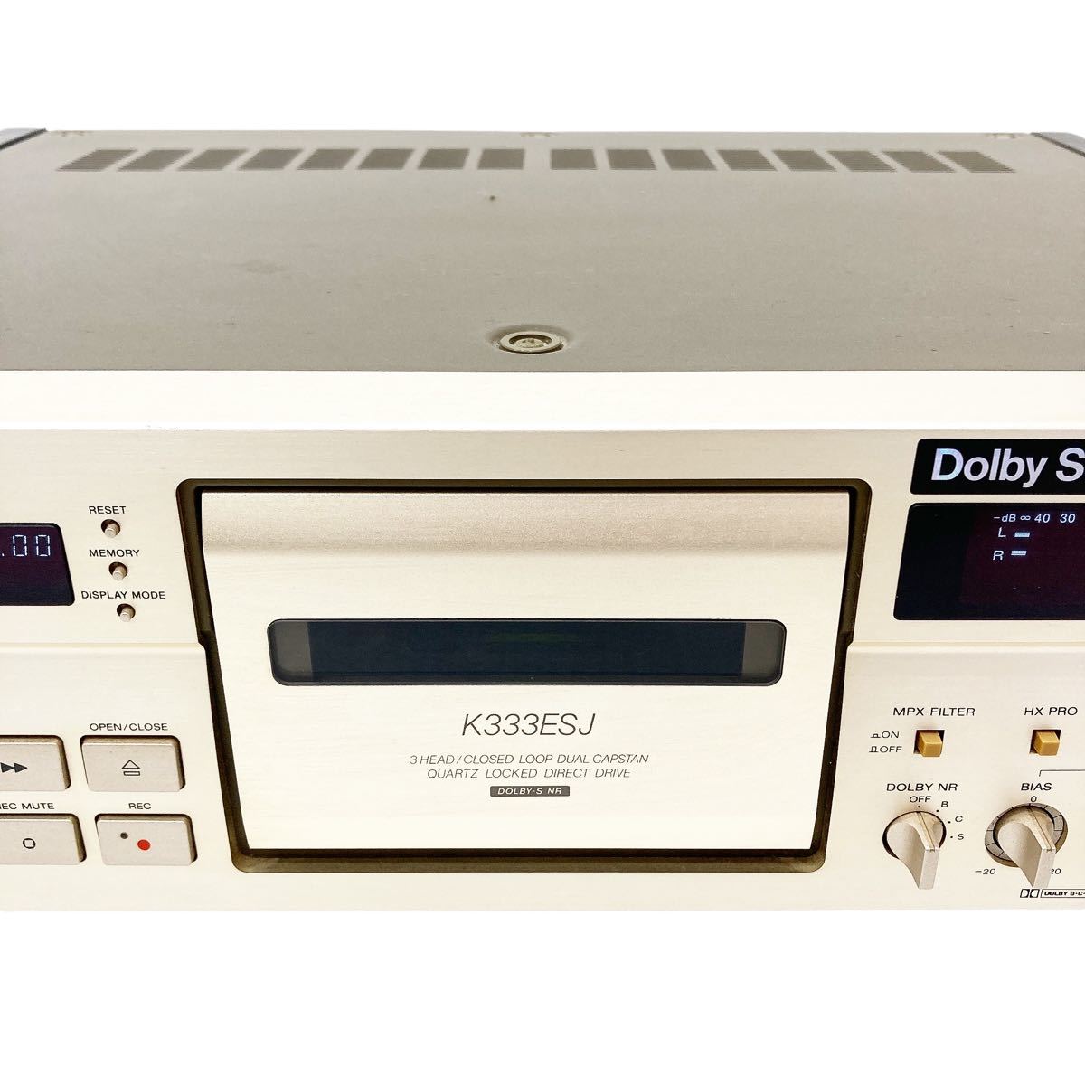 SONY ソニーTAPECORDER TC-K333ESJ カセットデッキ ステレオ オーディオ 音響機器 通電確認済み alp川0501_画像3