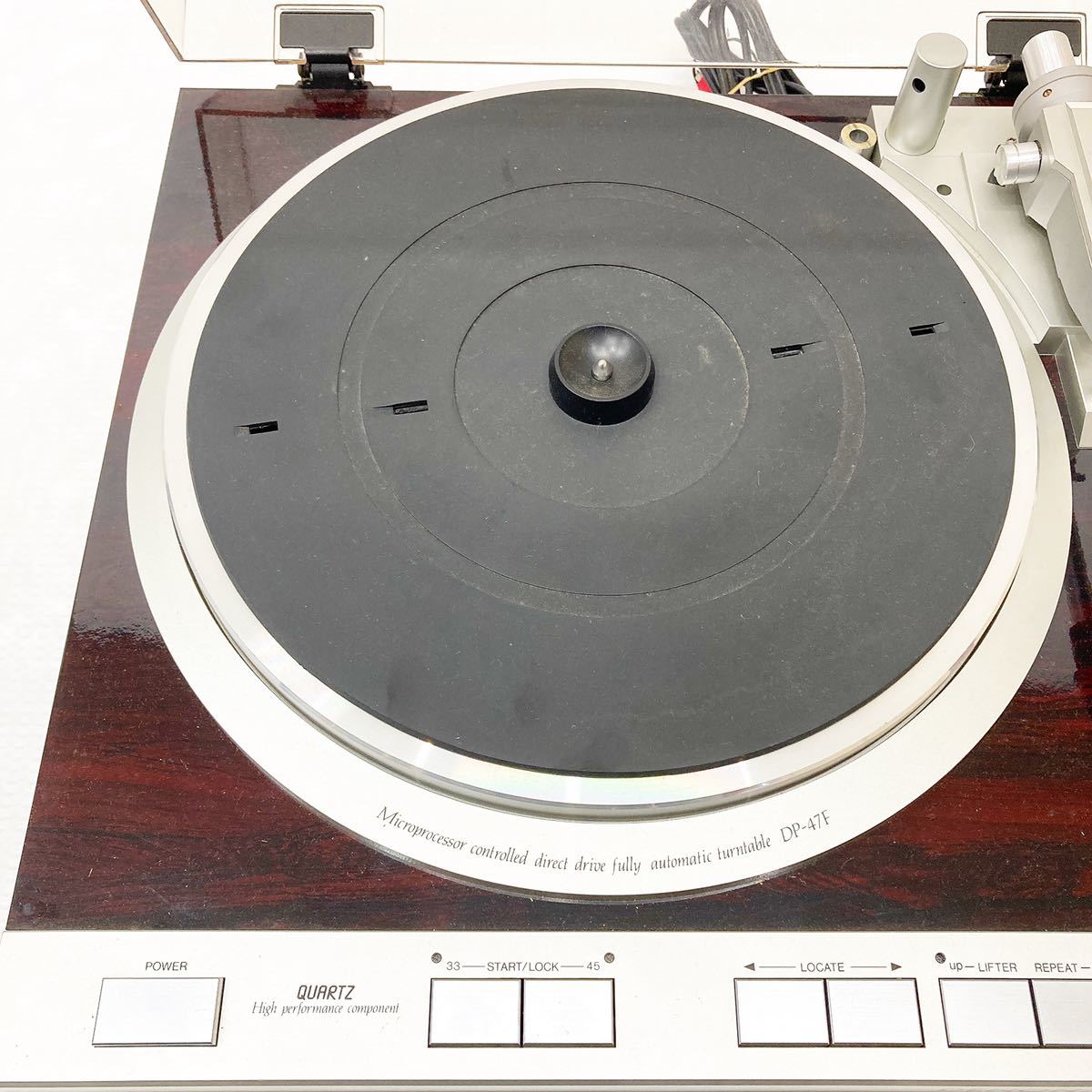 動作品 DENON DP-47F デノン フルオート レコードプレーヤー ターン